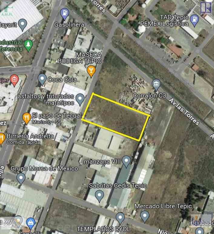 terreno en renta industriales nayaritas ciudad industrial tepic nayarit p7O2liT